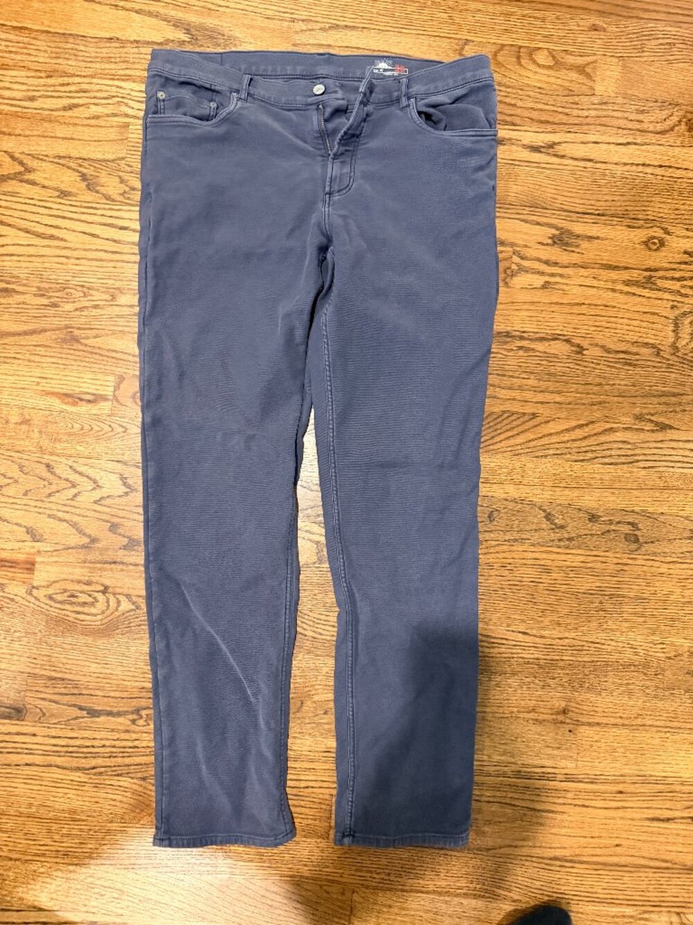 Fahtery Stretch Terry 5 Pocket Pant | Blue